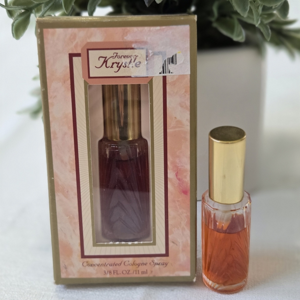 Forever Krystal By Carringron Concetrated Cologne Spray 3/8 oz -Discontinued Vtg